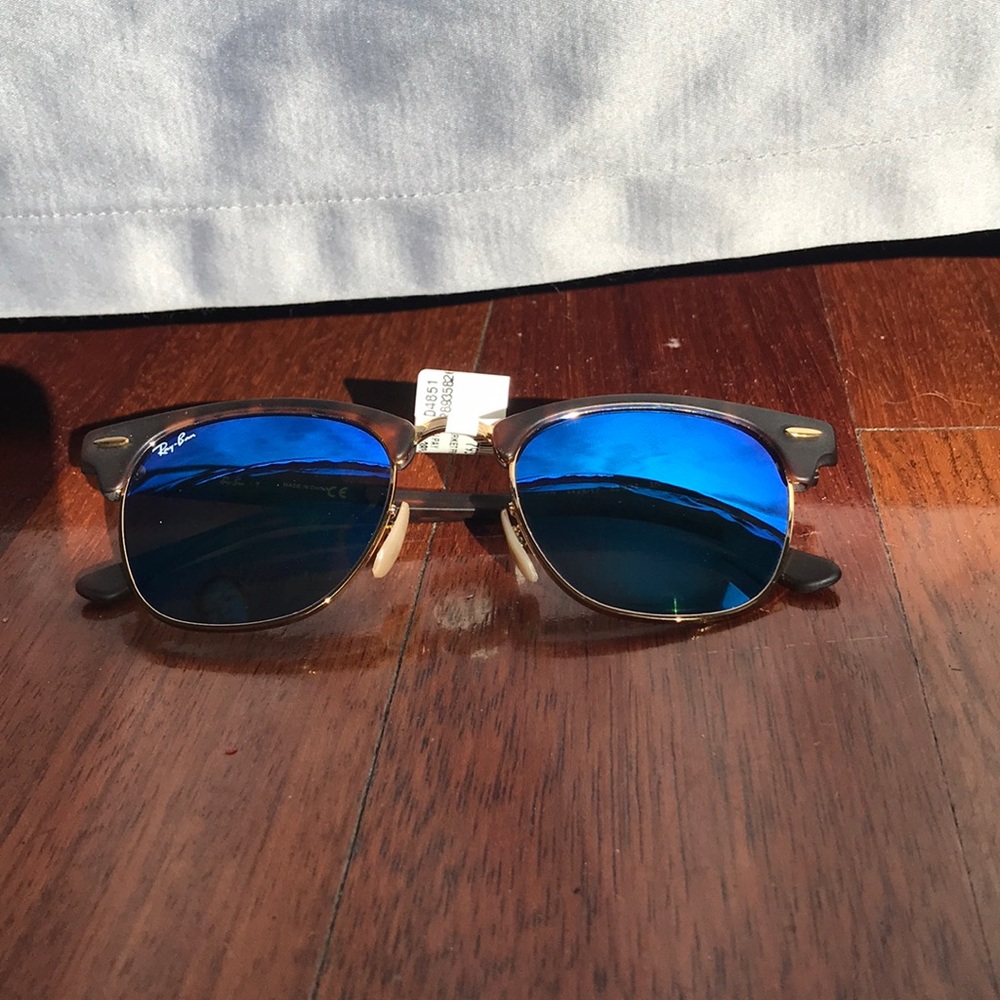 NWT Ray Ban Clubmasters sunglasses